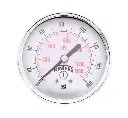 Manómetro WINTERS, Carátula de 2-1/2", Conexión de 1/4" NPT, Rango de 0 a 160 PSI, Rosca Posterior (PEM1440)